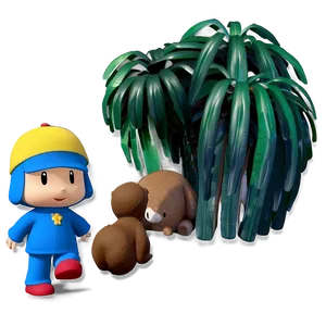 Pocoyo Discovering Nature Png 05232024 PNG image