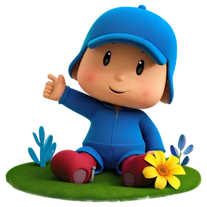 Pocoyo Discovering Nature Png Spx27 PNG image