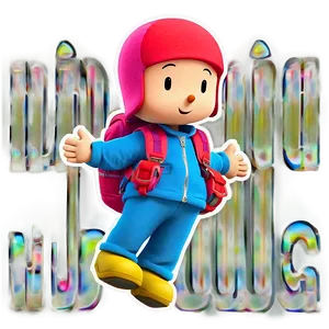Pocoyo Going On A Trip Png 05232024 PNG image
