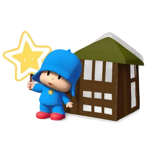 Pocoyo Holding A Star Png 13 PNG image
