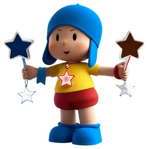 Pocoyo Holding A Star Png 76 PNG image