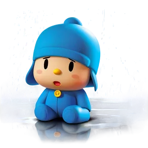 Pocoyo In The Rain Png Dln23 PNG image