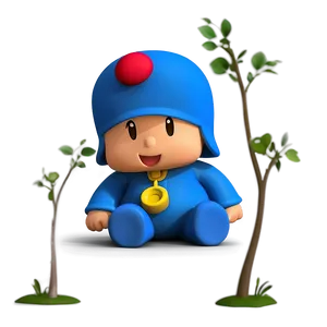 Pocoyo Laughing Moment PNG Fjs