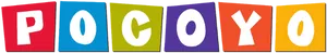 Pocoyo Logo Colorful Blocks PNG image