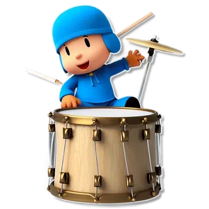 Pocoyo Playing Drums Png 41 PNG image