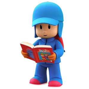 Pocoyo Reading A Book Png Tpo14 PNG image