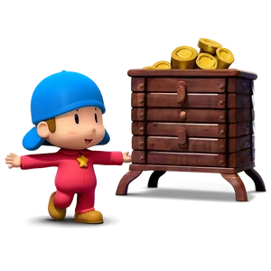 Pocoyo's Treasure Hunt Png Htj29 PNG image