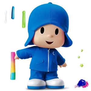 Pocoyo's World Of Colors Png Fur47 PNG image