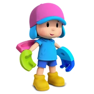 Pocoyo's World Of Colors Png Grx35 PNG image
