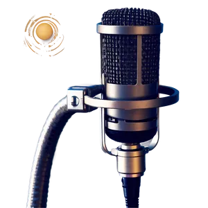 Podcast Mic With Pop Filter PNG Hlb41