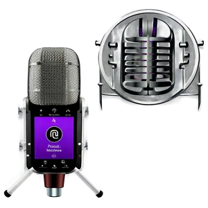 Podcast Microphone For Smartphones PNG Xgk82 PNG