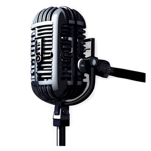 Podcast Microphone In Studio Setting PNG 60 PNG