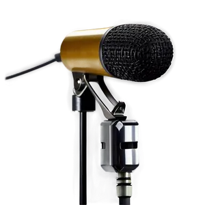 Podcast Microphone On Stand Png 41 PNG image