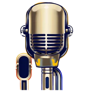 Podcast Microphone With Headphones PNG 67 PNG