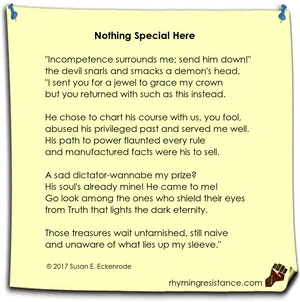 Poem Nothing Special Here PNG image