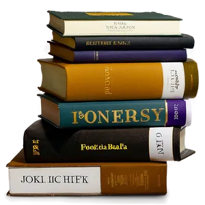 Poetry Books Stack PNG Yml3 PNG