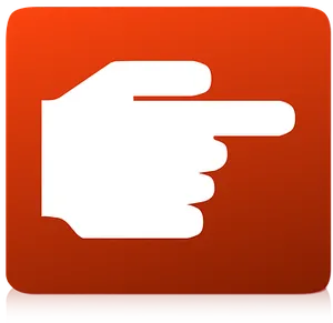 Pointing Hand Icon PNG image