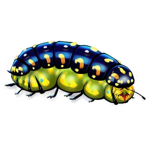 Poisonous Caterpillar Warning PNG 3
