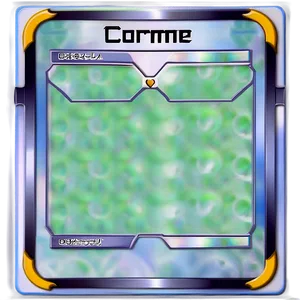 Pokemon Card Game Template Png 33 PNG image