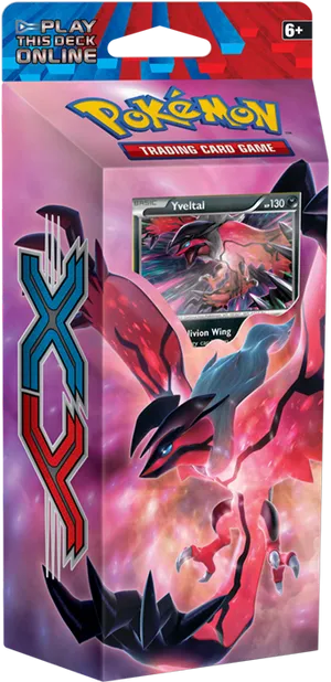 Pokemon T C G Yveltal Deck Box PNG image