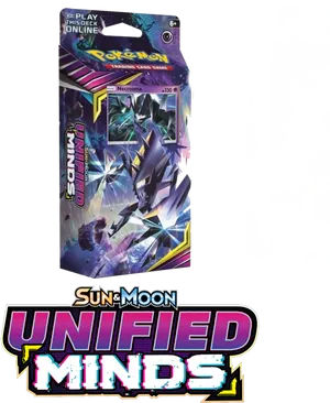 Pokemon Unified Minds Theme Deck Packaging PNG