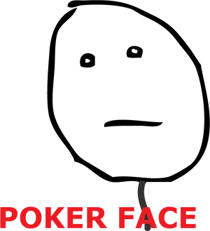 Poker Face Meme Image PNG image