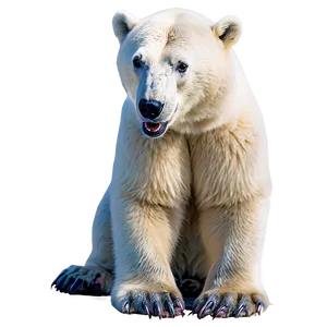 Polar Bear Eating Png 3 PNG image