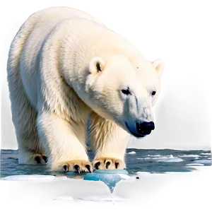 Polar Bear In Habitat Png Xwh60 PNG image