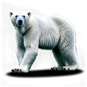 Polar Bear Standing Png 05062024 PNG image