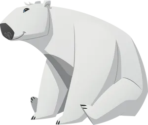 Polar_ Bear_ Vector_ Illustration PNG image