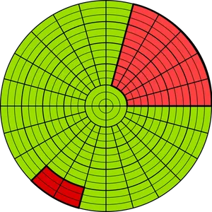 Polar Coordinate Graph Paper PNG