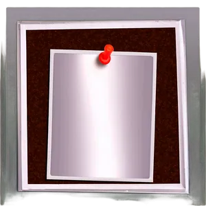 Polaroid Bulletin Board Template PNG Ifk