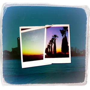 Polaroid Film Travel Memory PNG 98