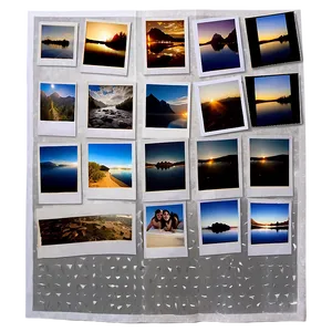 Polaroid Photo Album Template Png 55 PNG image