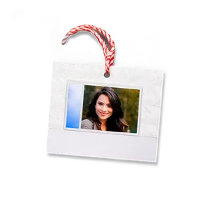 Polaroid Photo Gift Tag Template PNG Fvu