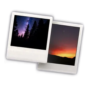 Polaroid Sticker Template PNG Joo87