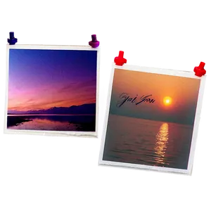 Polaroid Thank You Card Template PNG Efb