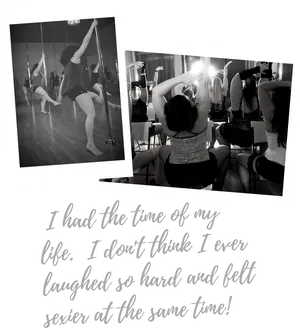 Pole Dancing Class Experience PNG image