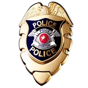 Police Badge Illustration PNG 05252024