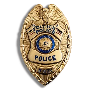 Police Badge Outline PNG Fci96