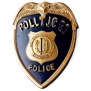 Police Badge Sketch PNG 9