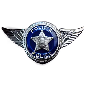 Police Badge With Gun Png 05252024 PNG image