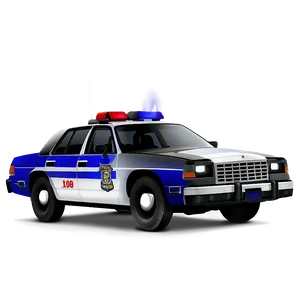 Police Car At Night PNG Wga93 PNG
