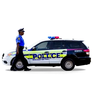 Police Car At The Scene PNG 73 PNG