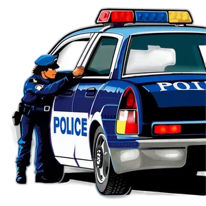 Police Car Clipart PNG 05252024 PNG