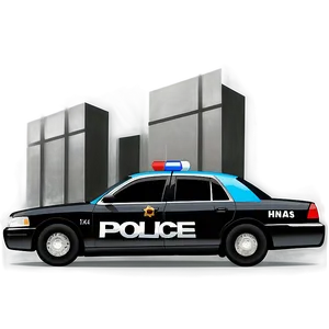 Police Car Icon PNG 05252024