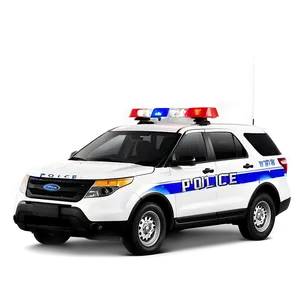 Police Car In The City PNG 12 PNG