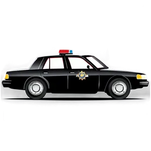 Police Car Silhouette PNG 05252024 PNG