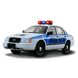 Police Car With Megaphone PNG Twx38 PNG
