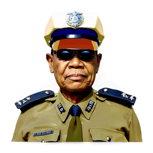 Police Commissioner Officer PNG Uuk59 PNG